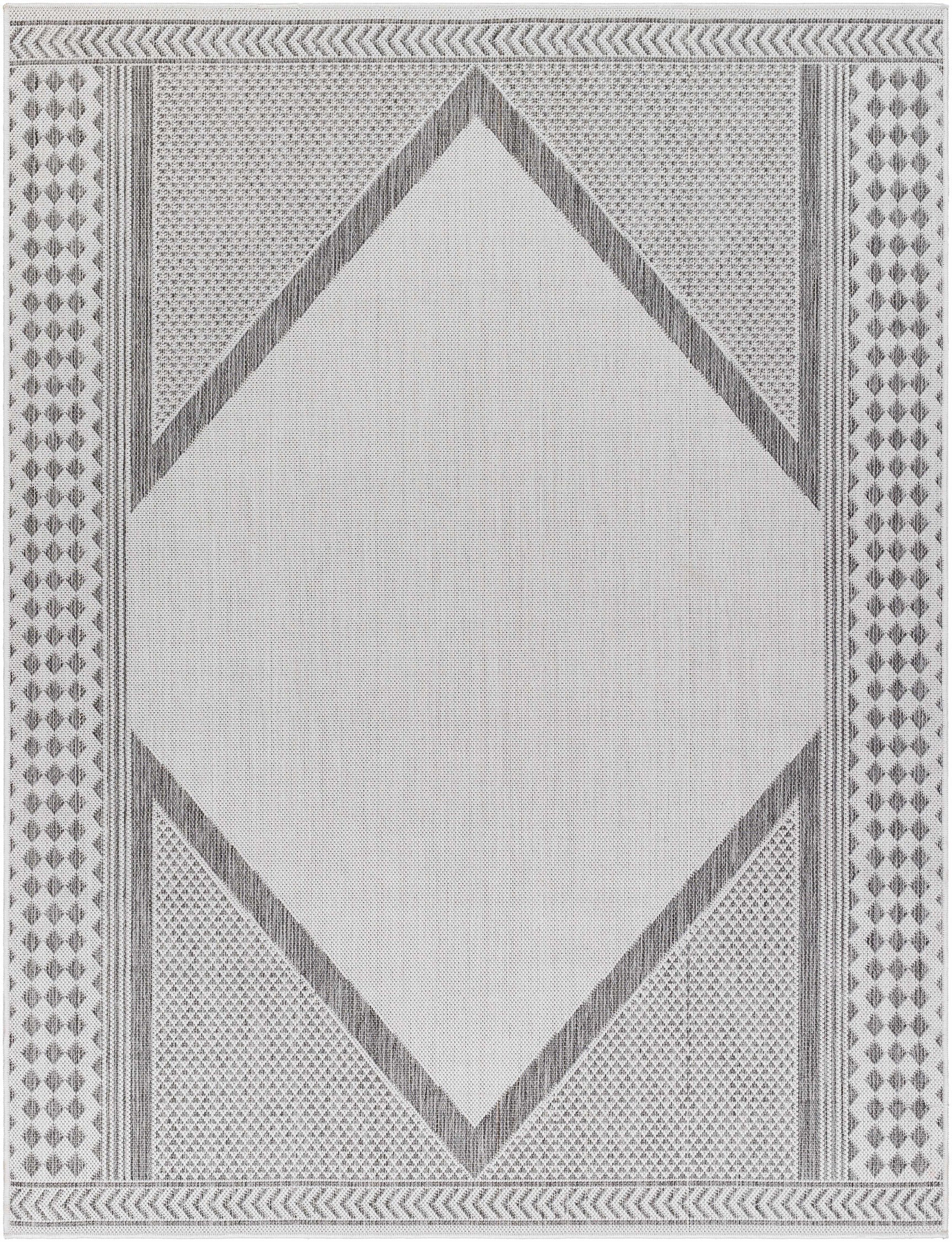 Efrem Off White Outdoor Carpet Area Rug - Clearance - Ornate Home