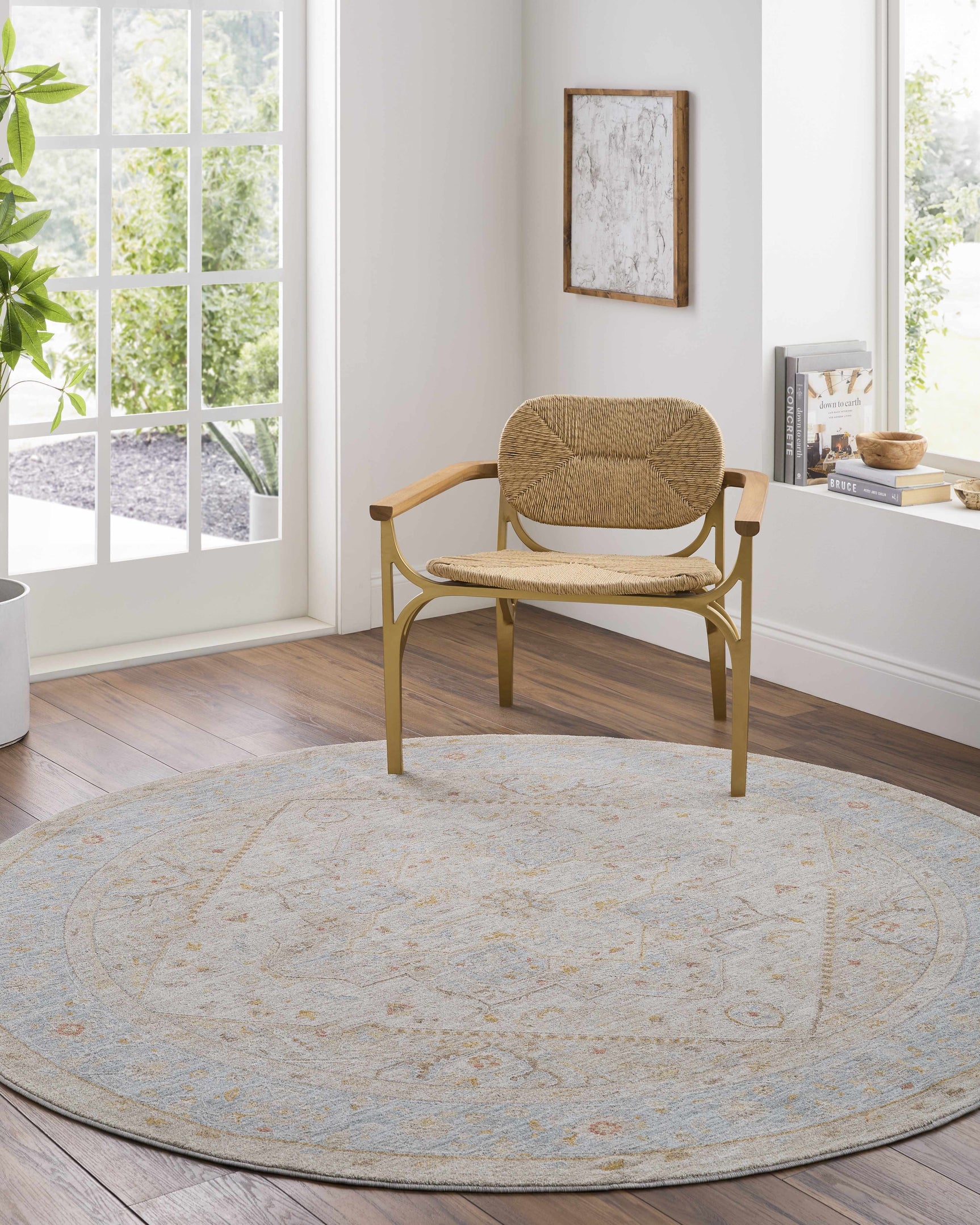 Ehan Cream Oushak Rug - Ornate Home