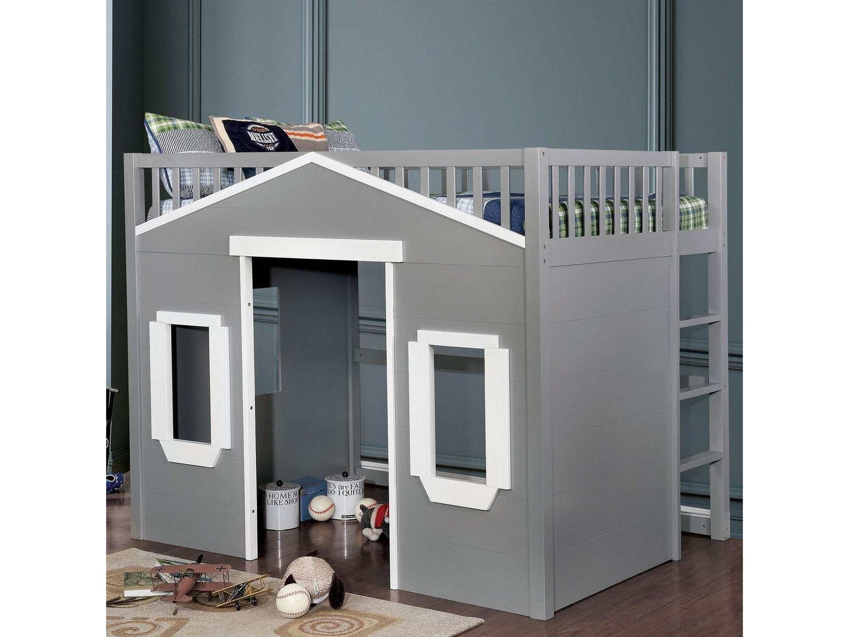 Eileen Gray Twin Loft Bed - Ornate Home