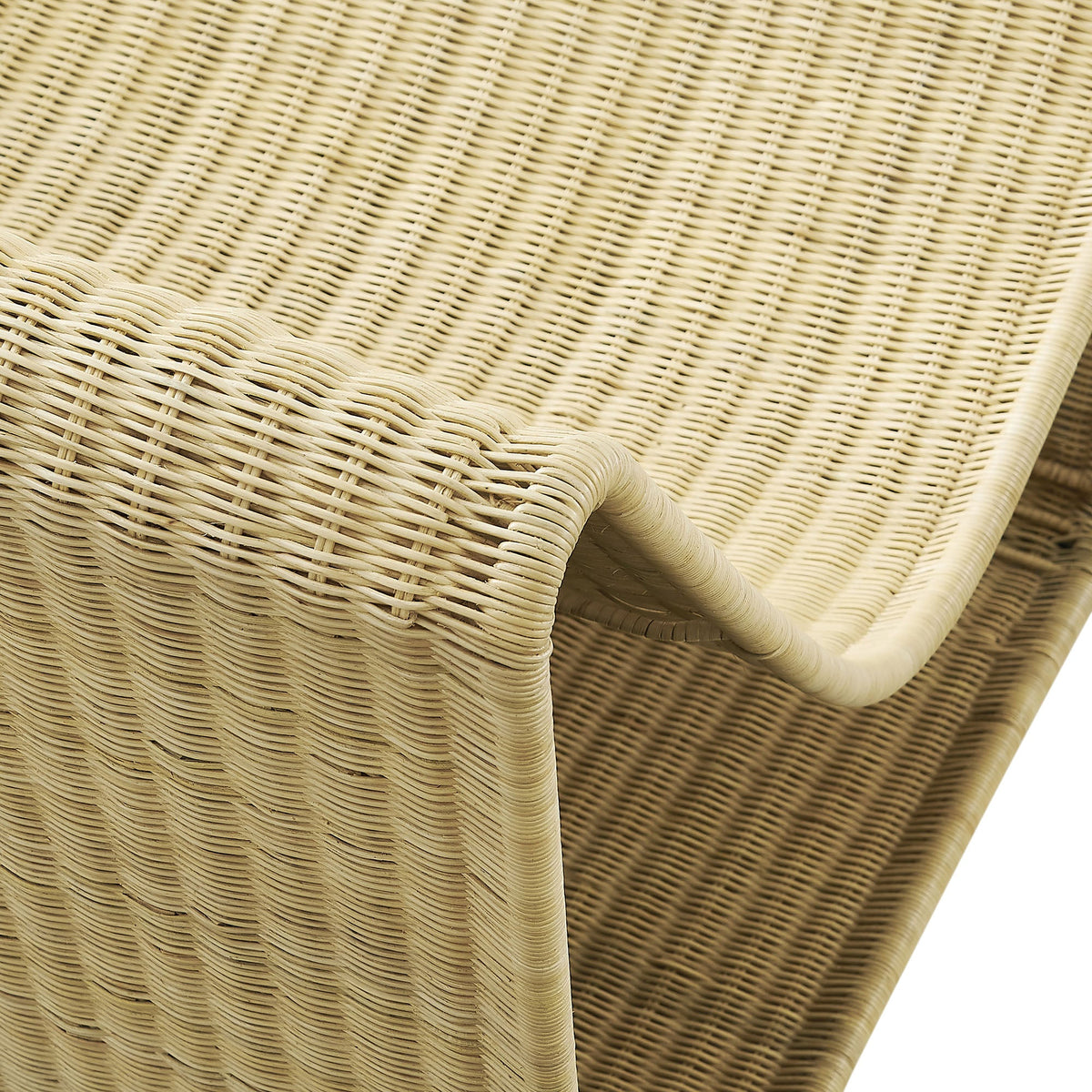 Eira Natural Curved Low Seat Rattan Lounge Chair