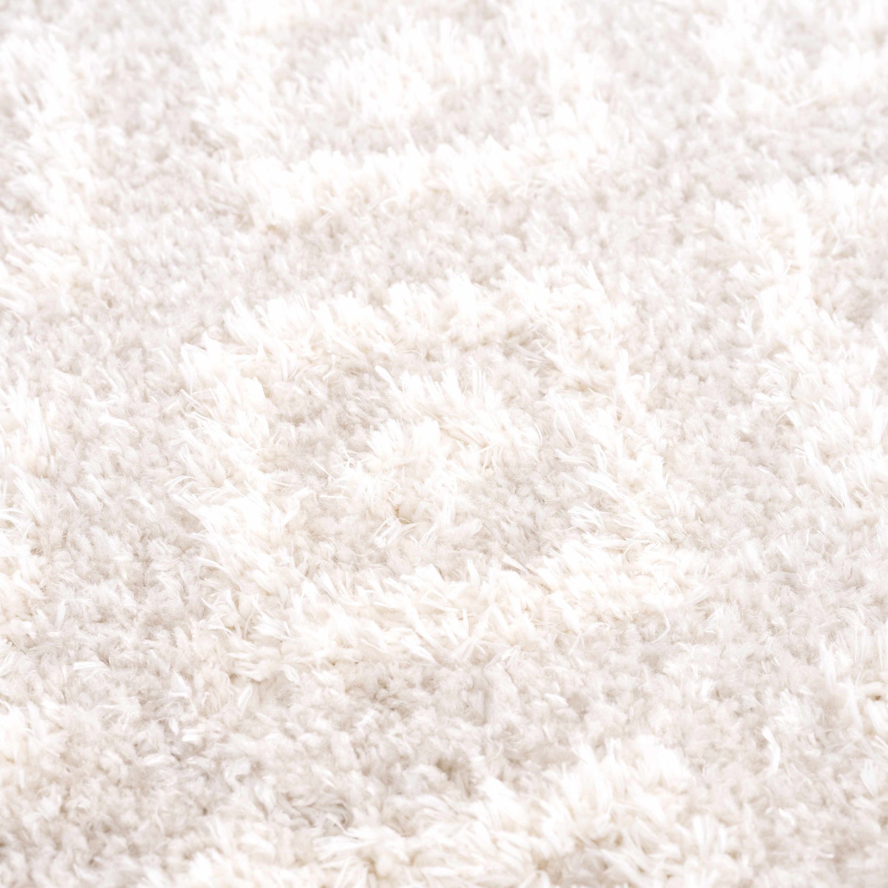 Eivin Cream Diamonds Plush Rug - Ornate Home