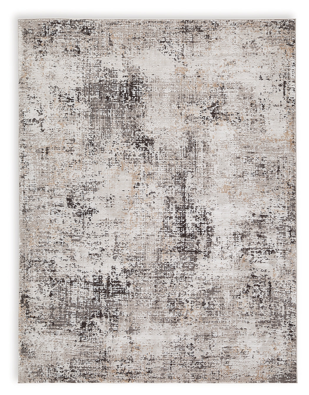 Elaning Black/Gray/Cream Large Rug - Ornate Home