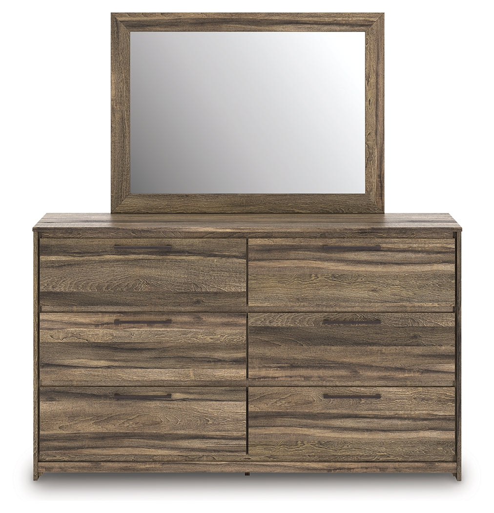 Elbrim Brown Bedroom Mirror - Ornate Home