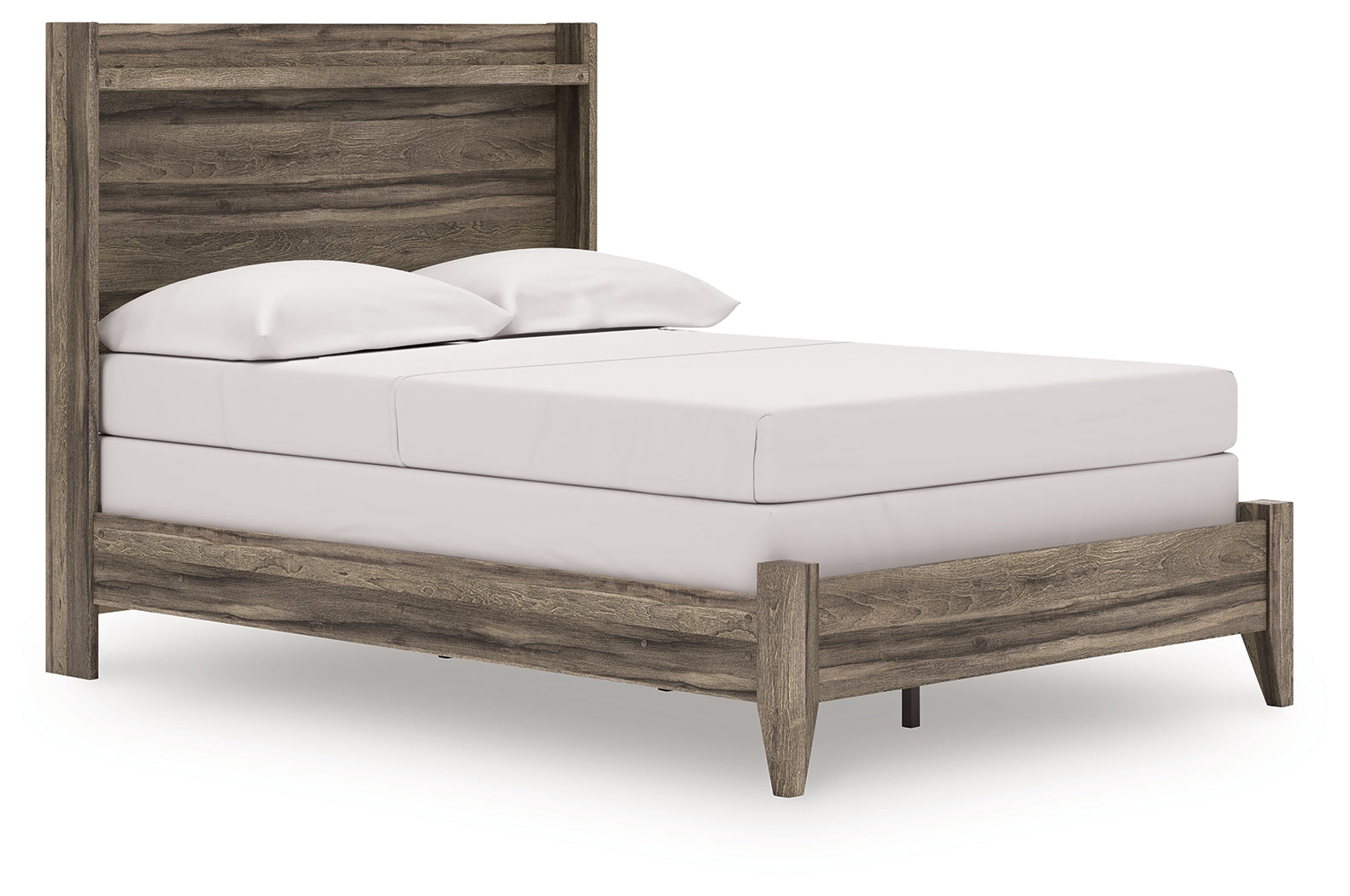 Elbrim Brown Full Panel Bed, Dresser and Mirror - Ornate Home