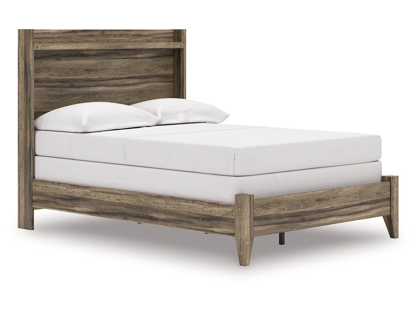 Elbrim Brown Full Panel Bed (Online Special Price) - Ornate Home