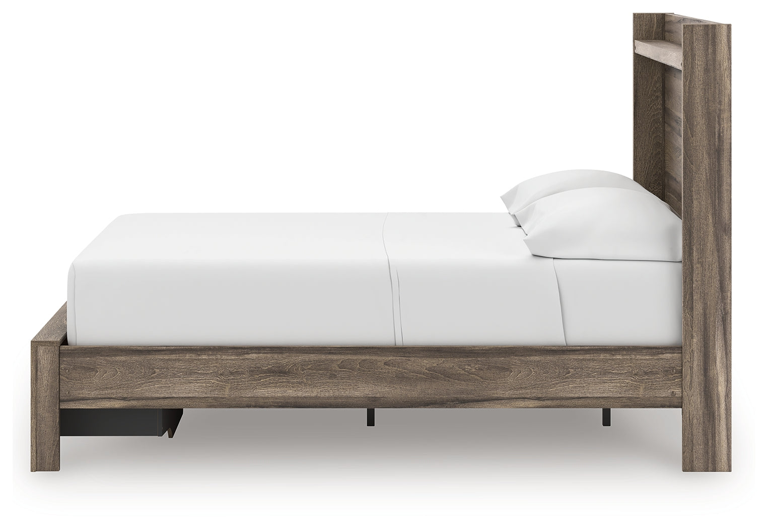 Elbrim Brown Full Panel Storage Bed, Dresser and Mirror - Ornate Home