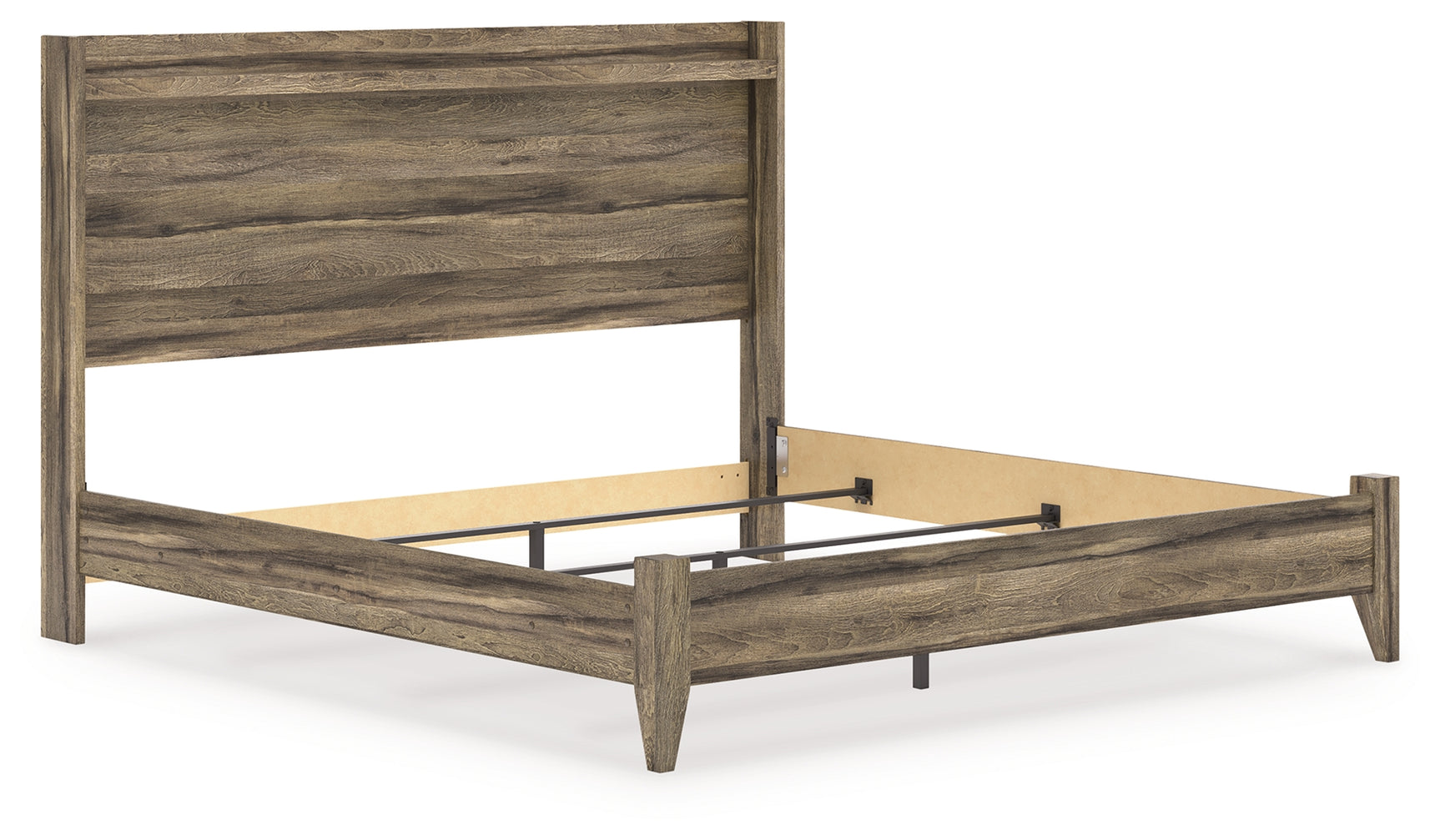 Elbrim Brown King Panel Bed - Ornate Home