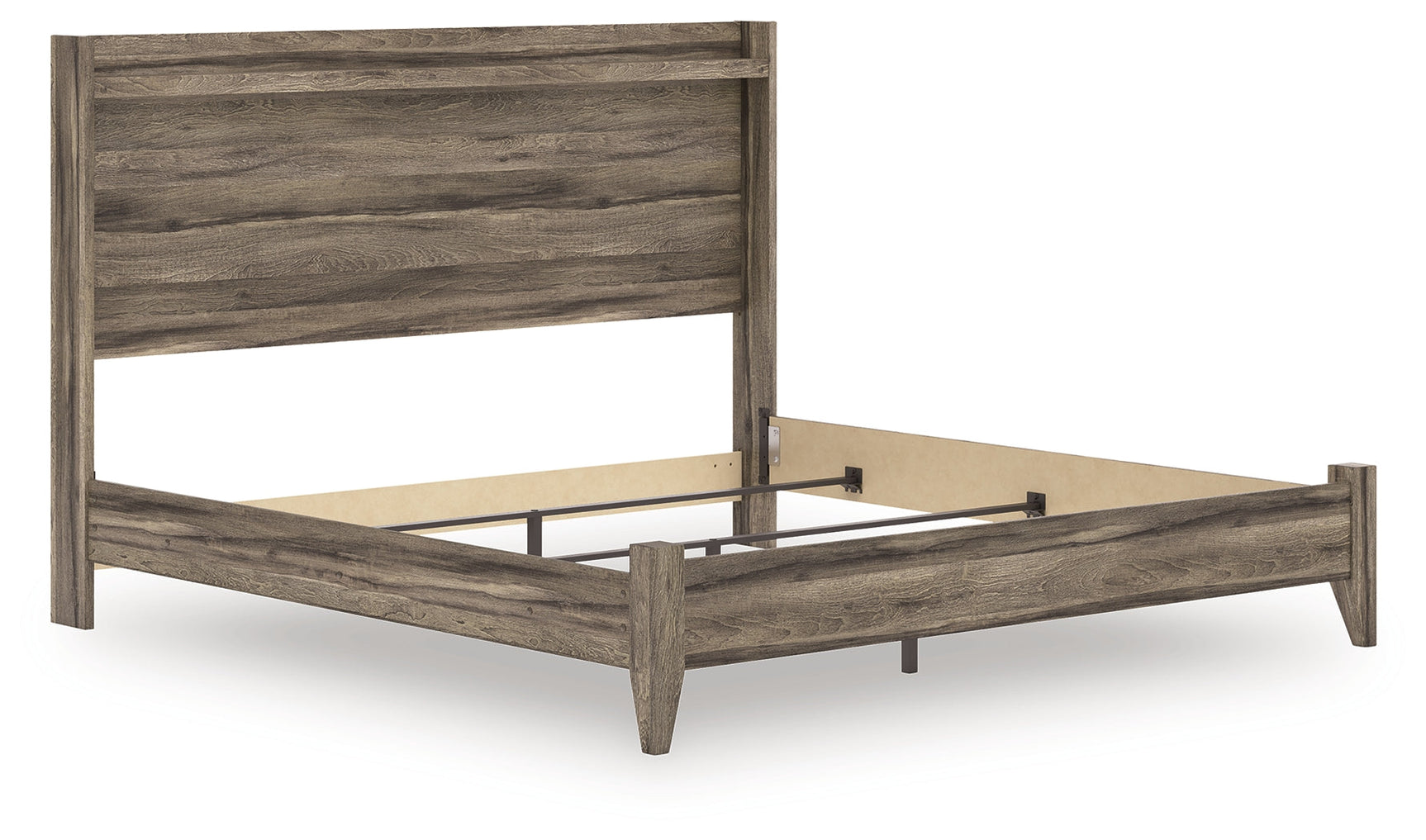 Elbrim Brown King Panel Bedroom Set with Dresser, Mirror and Nightstand (Online Special Price) - Ornate Home