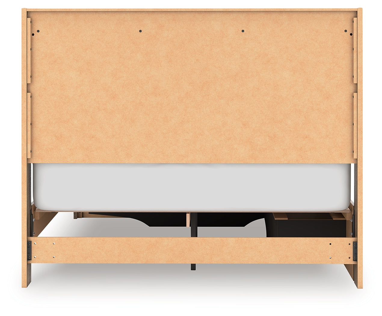 Elbrim Brown Queen Panel 4 Storage Bed, Dresser and Mirror (Online Special Price) - Ornate Home