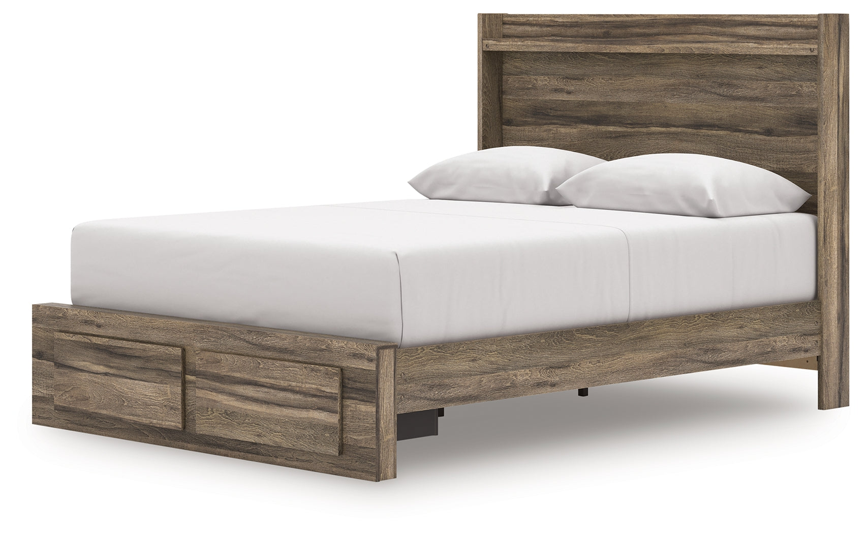 Elbrim Brown Queen Panel Storage Bedroom Set with Dresser and Nightstand (Online Special Price) - Ornate Home