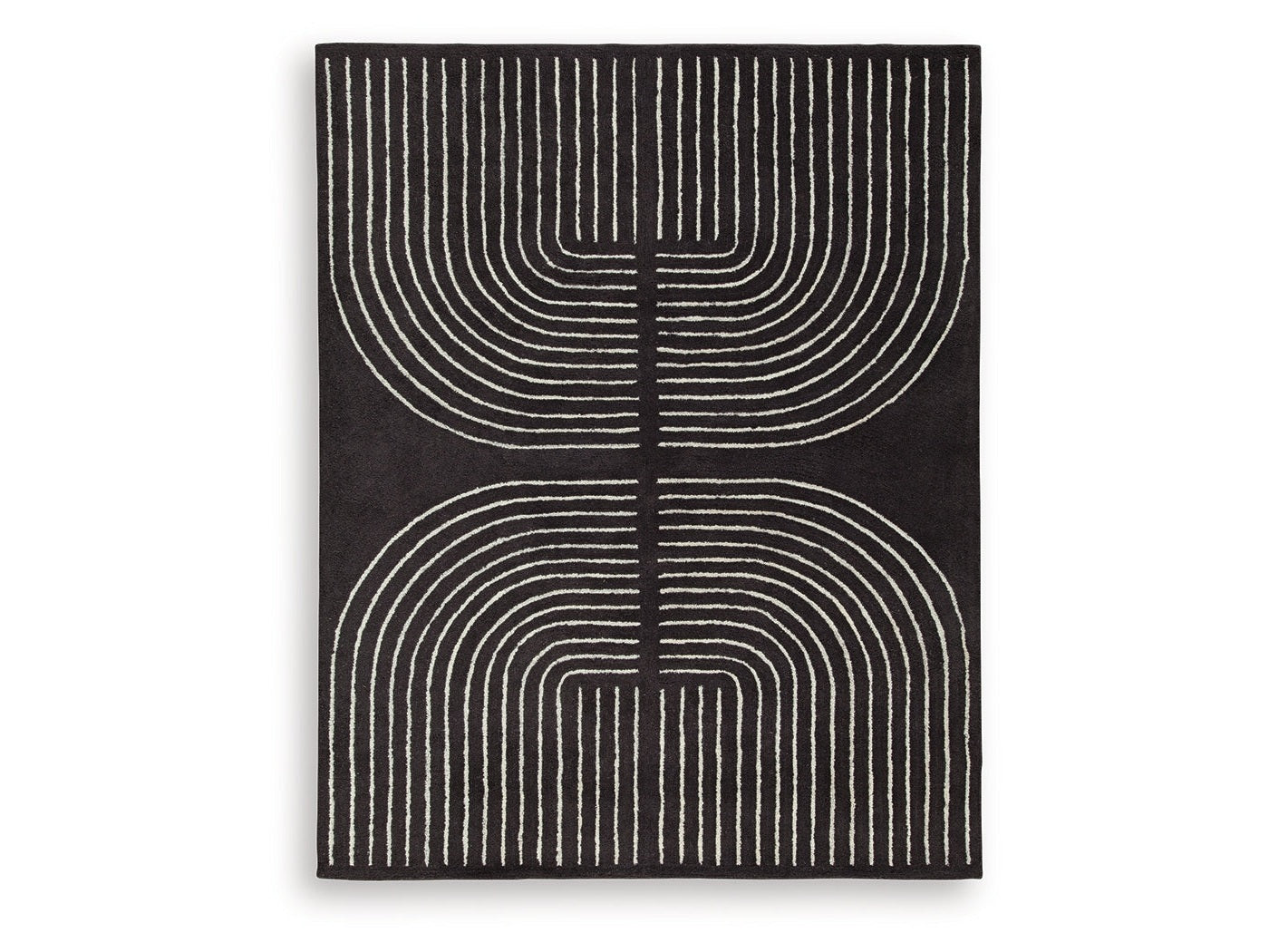 Eldonmore Black/Ivory Large Rug - Ornate Home