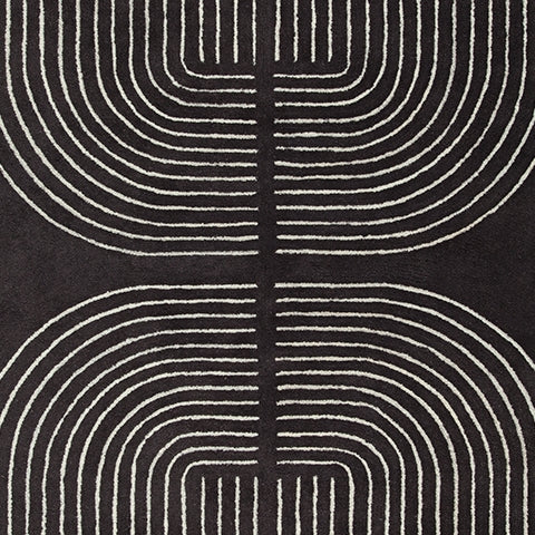 Eldonmore Black/Ivory Large Rug - Ornate Home