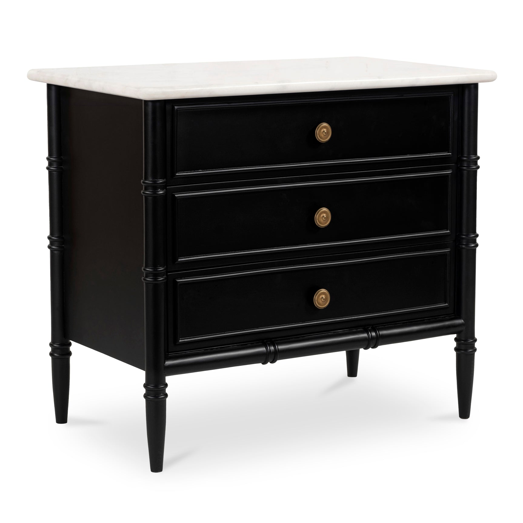 Eleanor Black Nightstand - Ornate Home