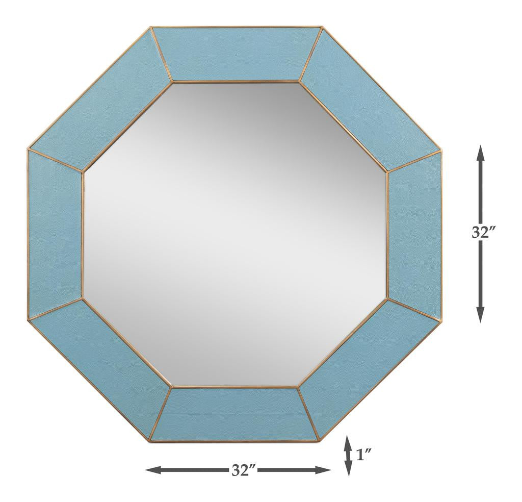 Eleanor Blue Mirror - Ornate Home