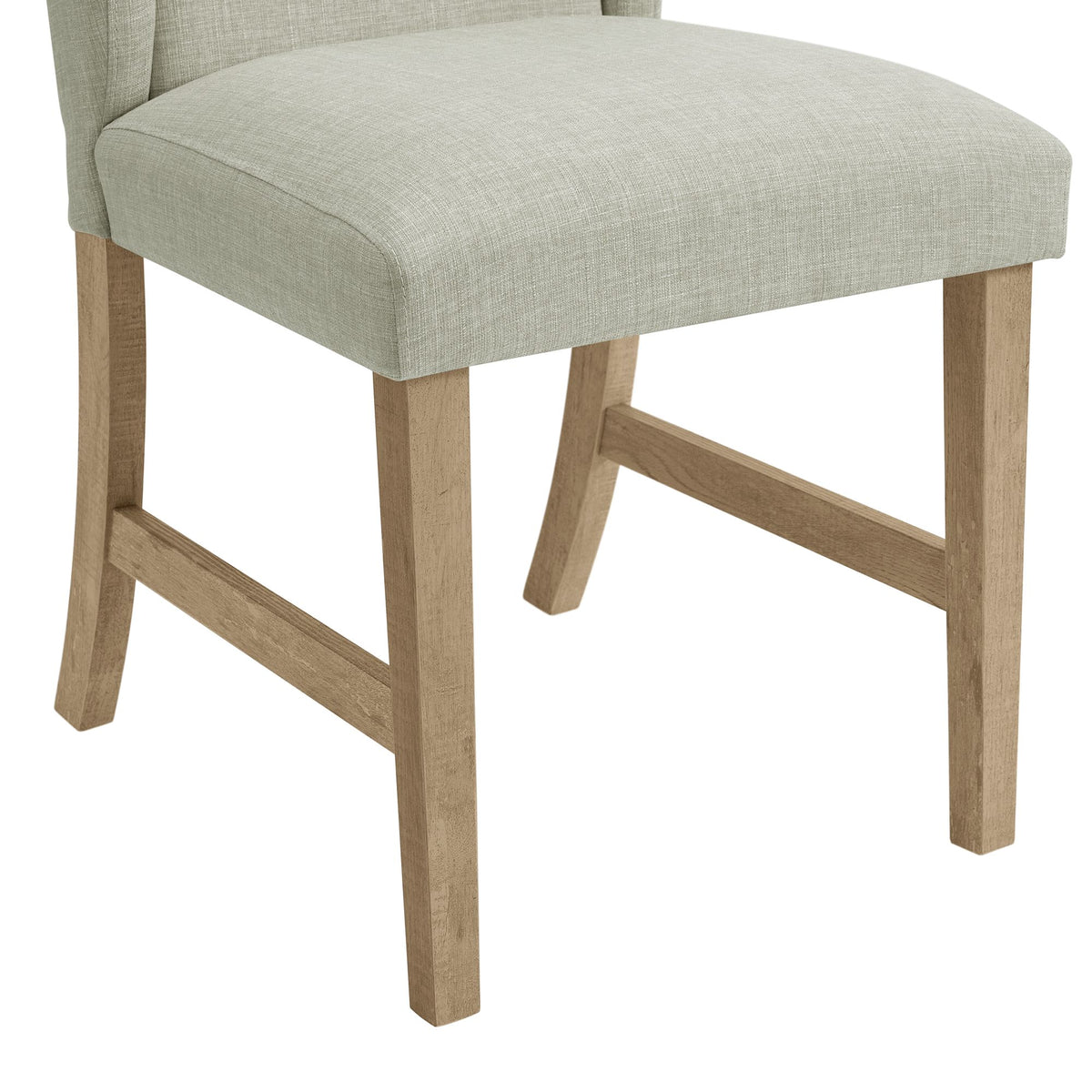 Eleanor Brown Dining Side Chair with Heirloom Fabric (Set of 2) - Ornate Home