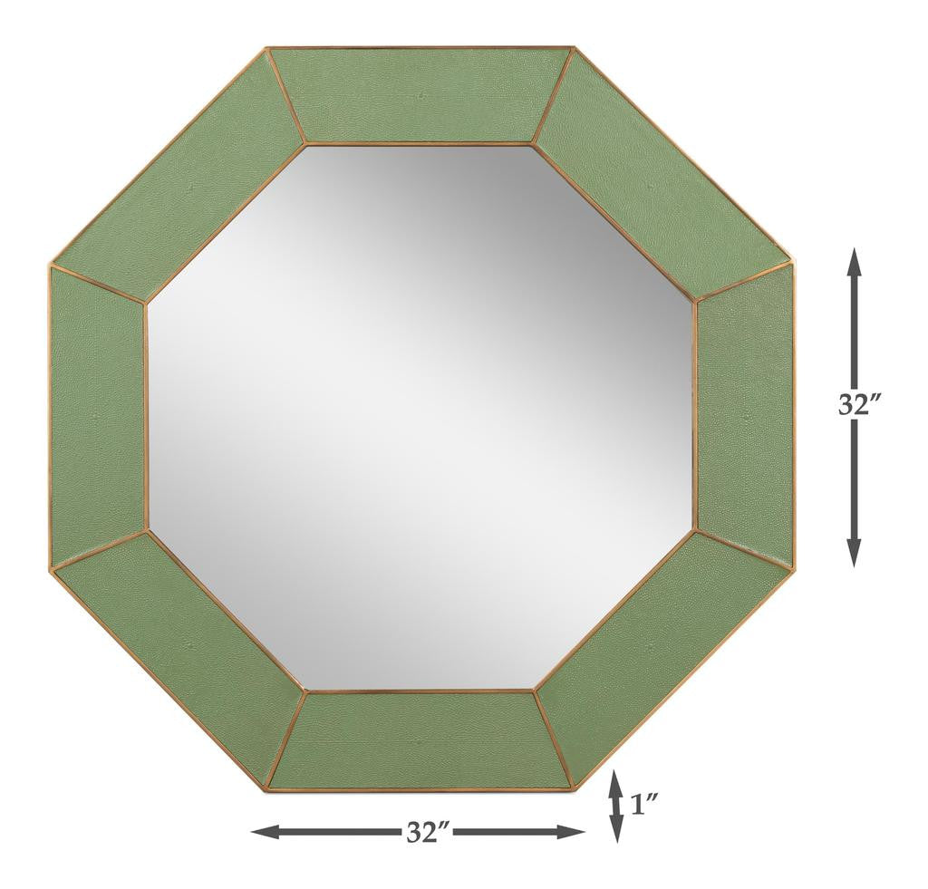 Eleanor Green Mirror - Ornate Home