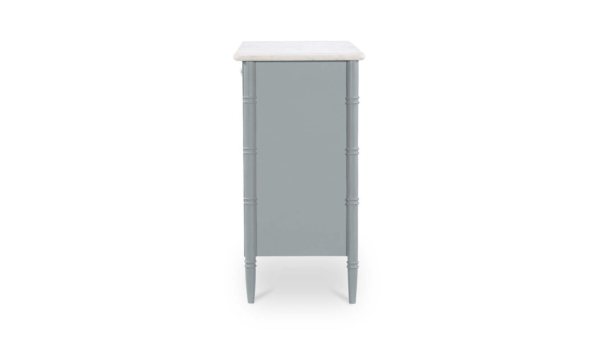 Eleanor Light Blue 5 Drawer Chest - Ornate Home