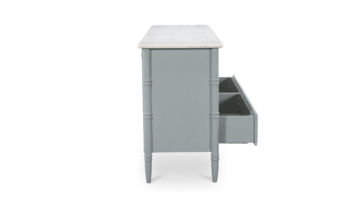 Eleanor Light Blue 6 Drawer Dresser - Ornate Home