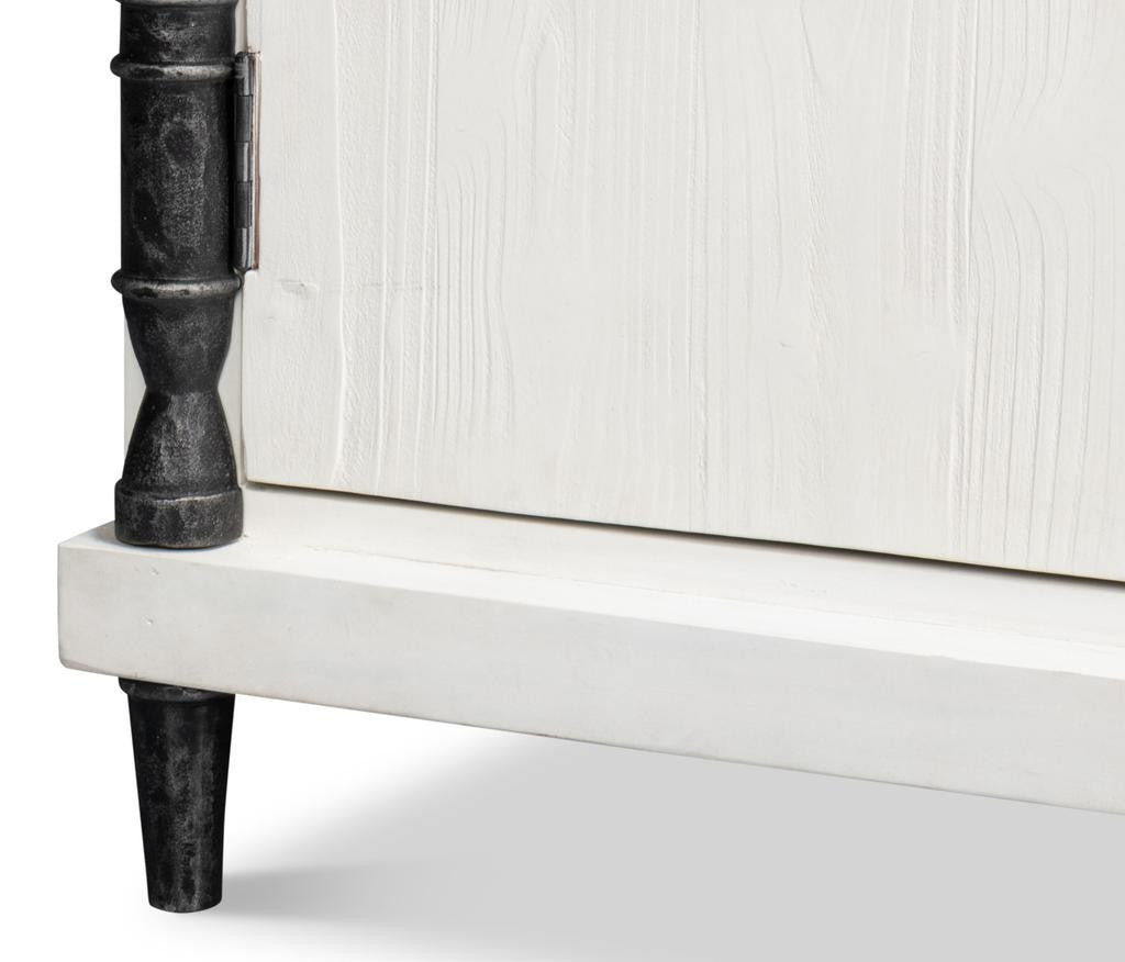 Elegance White Credenza - Ornate Home