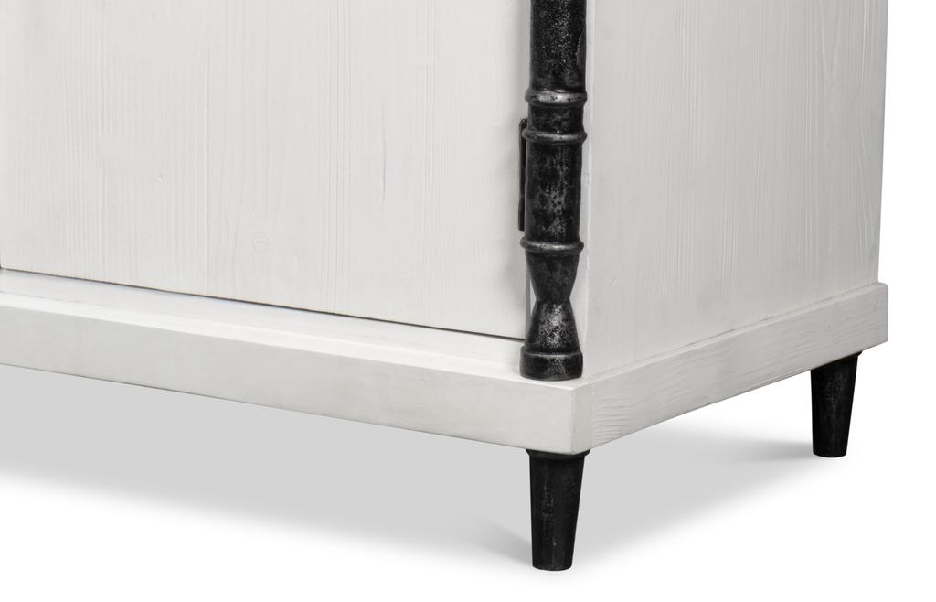 Elegance White Credenza - Ornate Home