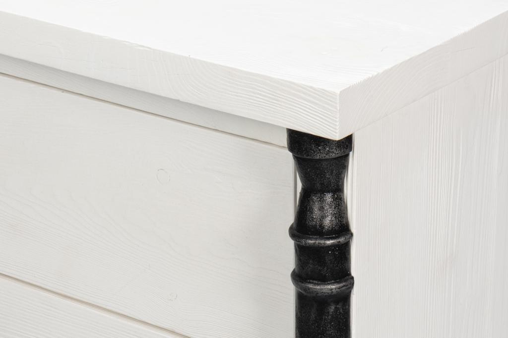 Elegance White Nightstand - Ornate Home