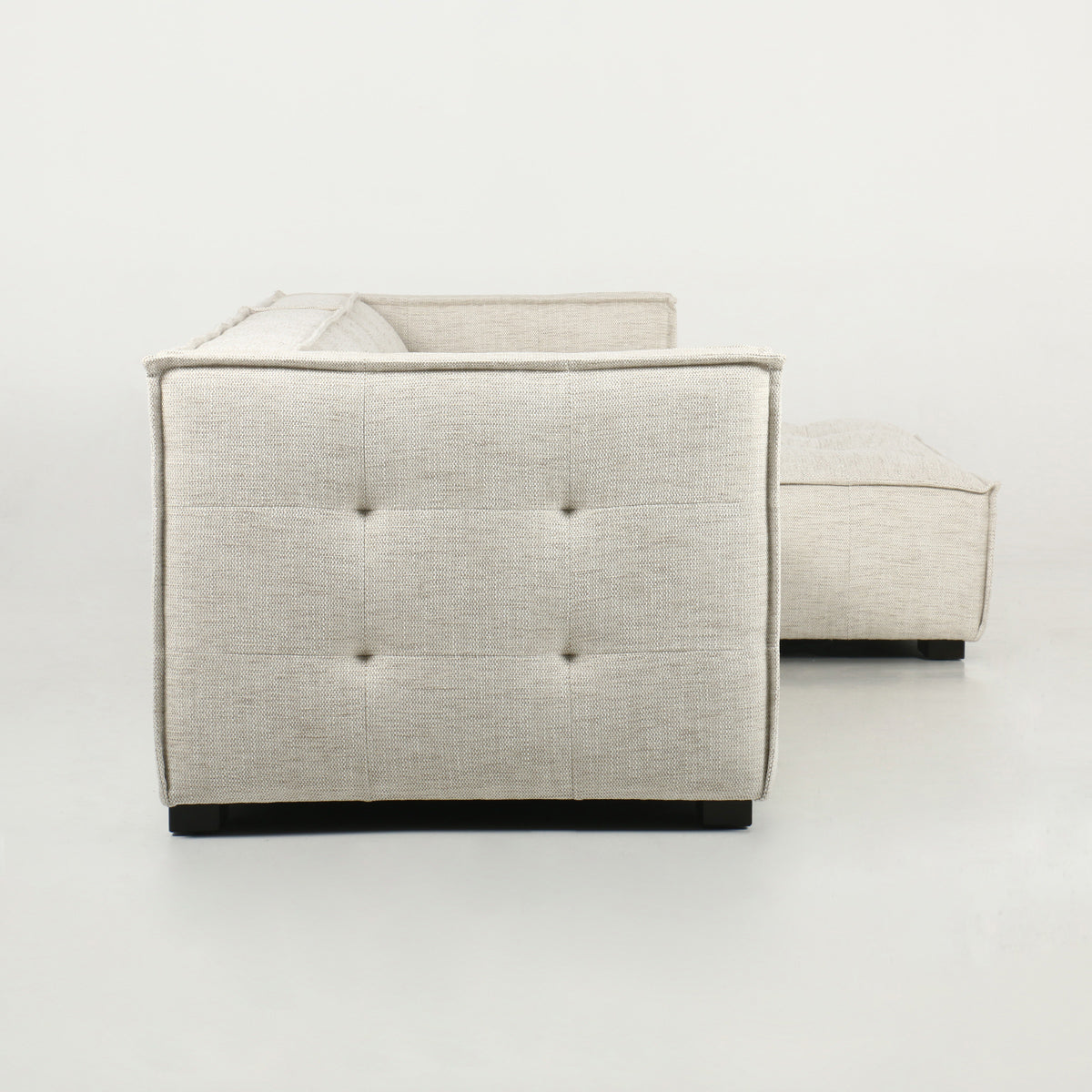 Element Beige 2pc Sectional w/RAF Chaise - Ornate Home