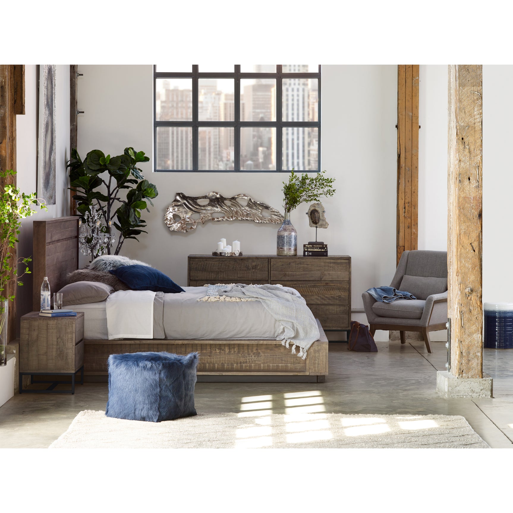 Elena Light Brown Nightstand - Ornate Home