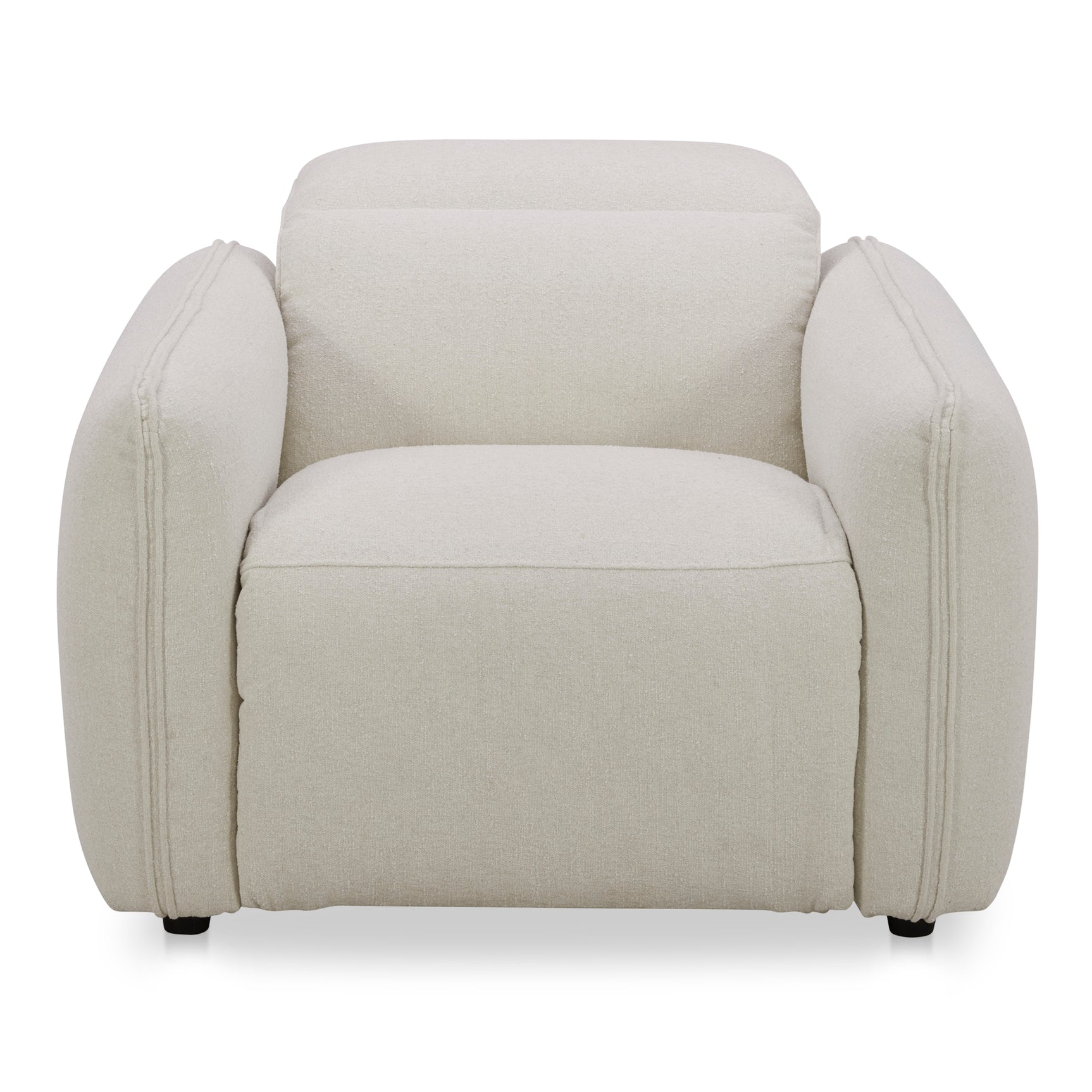Eli Warm White Power Recliner Chair - Ornate Home