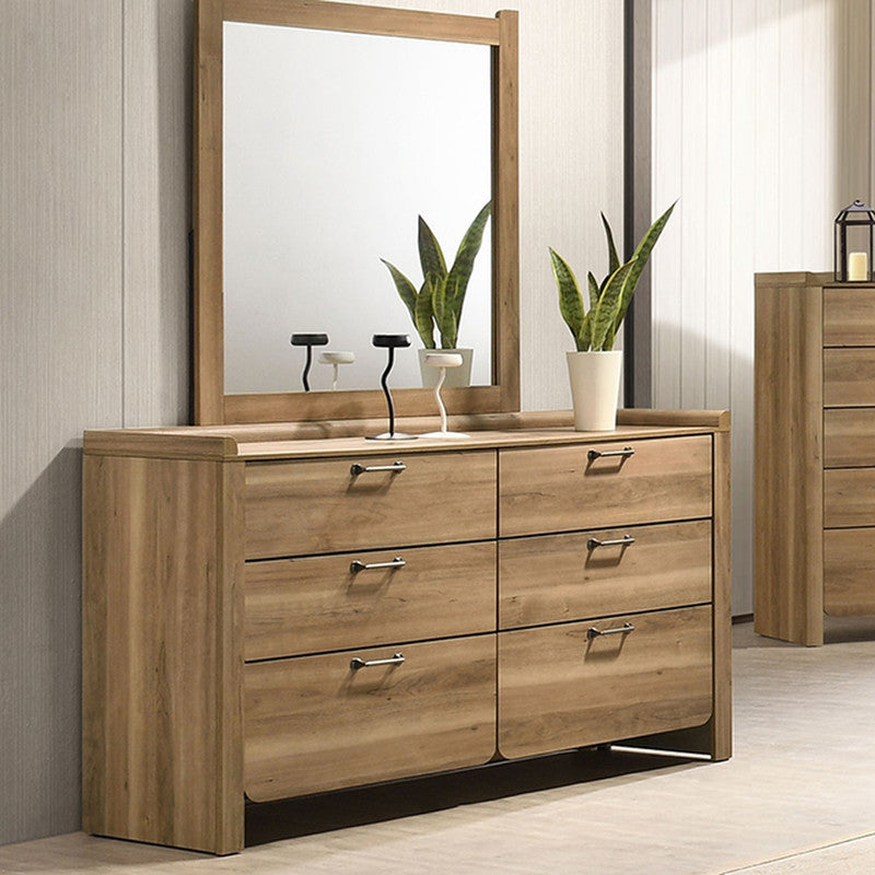 Elinora Natural Mirror - Ornate Home