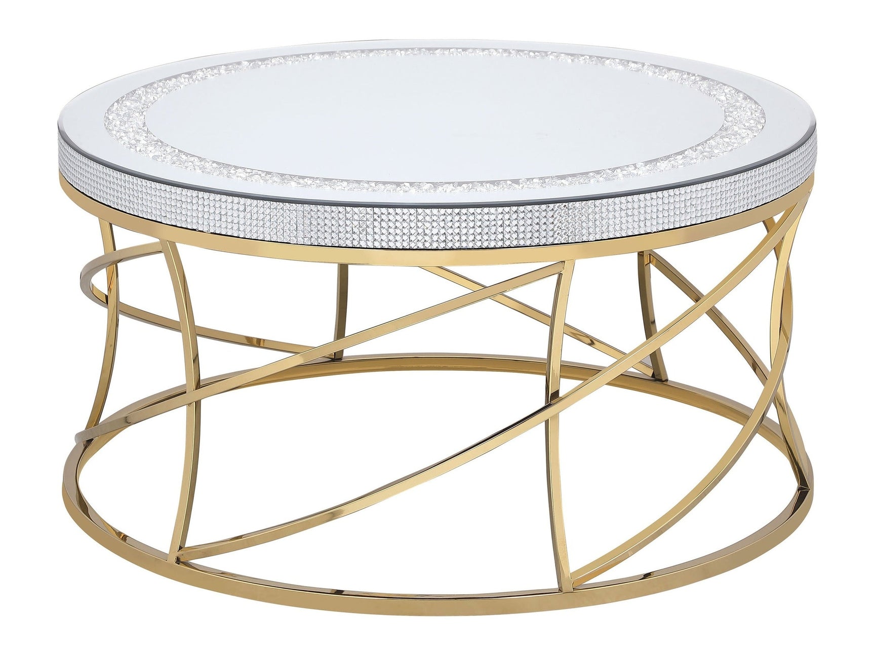 Elise Gold Coffee Table - Ornate Home