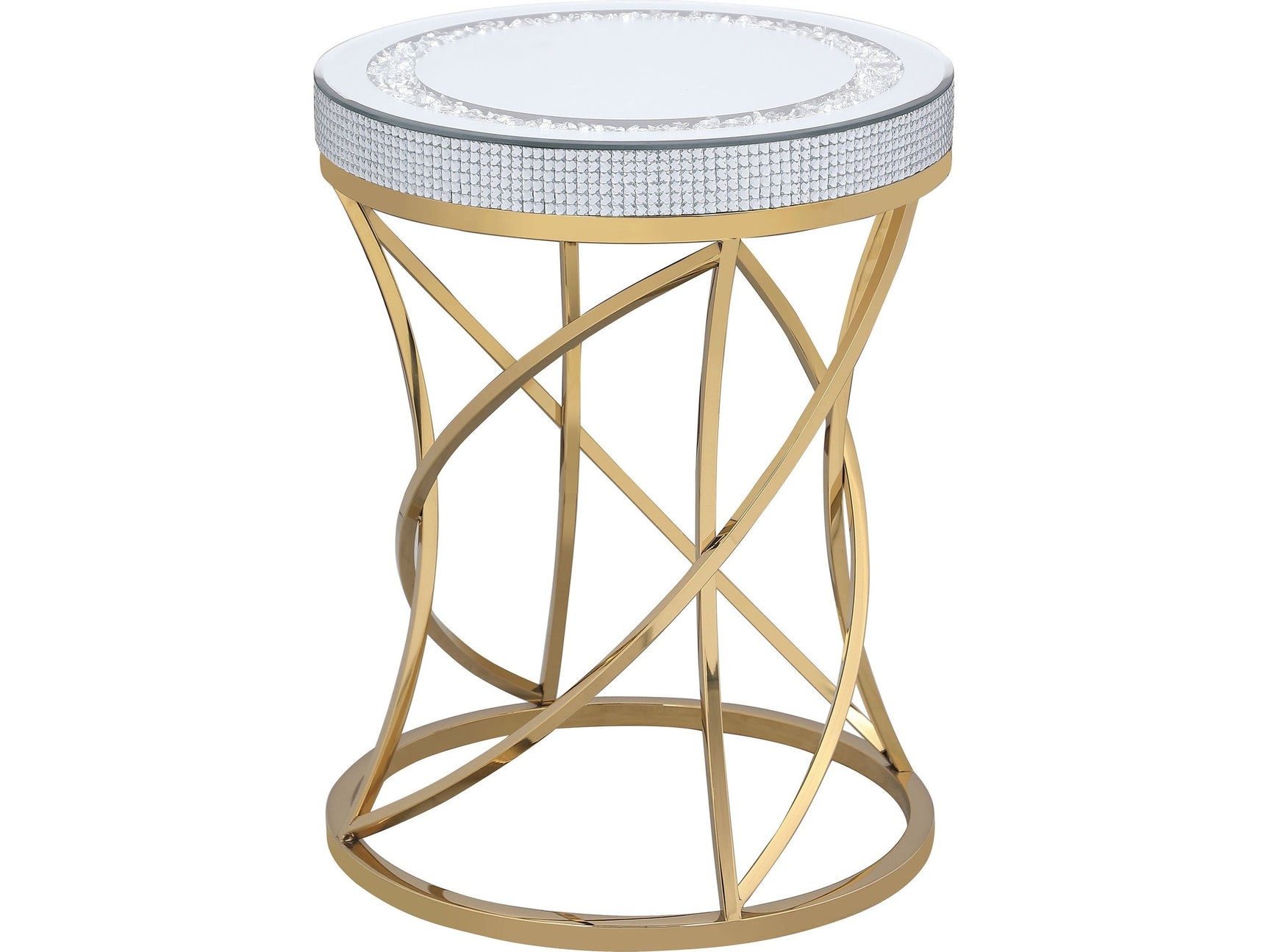 Elise Gold End Table - Ornate Home
