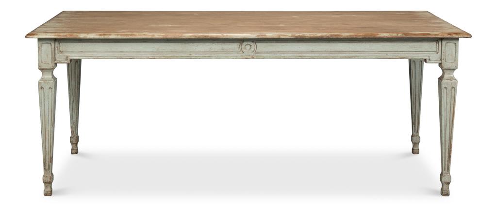 Elise Green Dining Table - Ornate Home