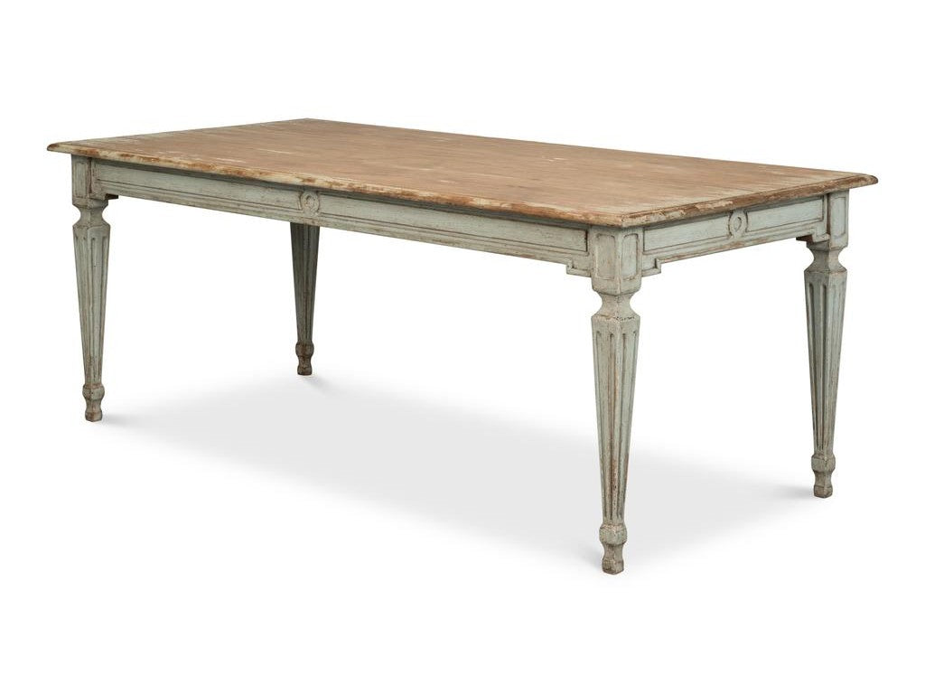 Elise Green Dining Table - Ornate Home