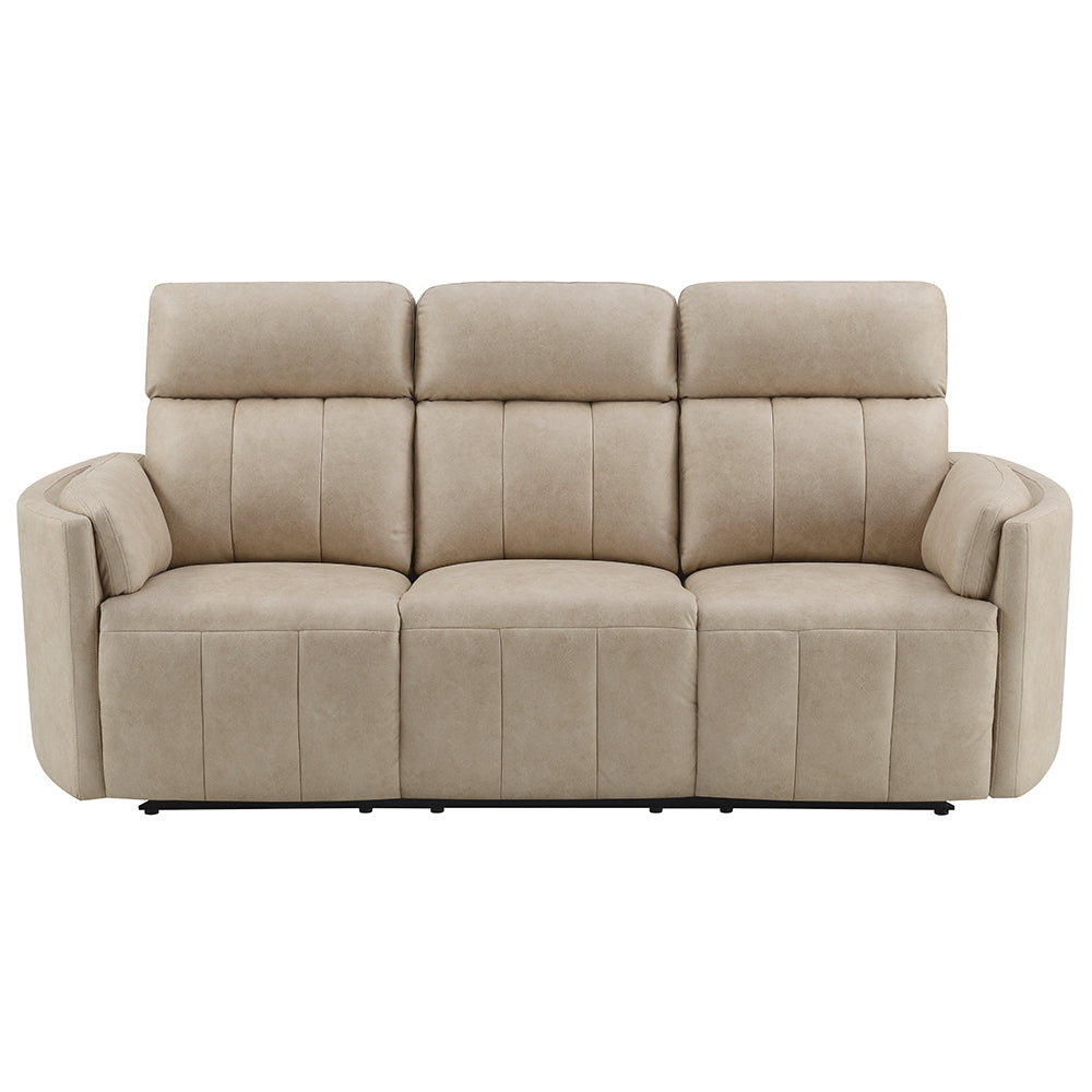 Elison Dark Beige Motion Sofa - Ornate Home