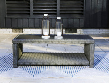 Elite Park Gray Outdoor Coffee Table - Ornate Home