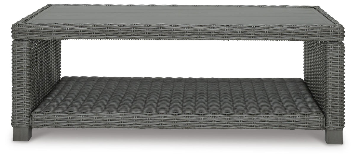 Elite Park Gray Outdoor Coffee Table and End Table - Ornate Home
