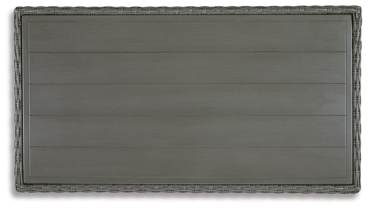 Elite Park Gray Outdoor Coffee Table and End Table - Ornate Home