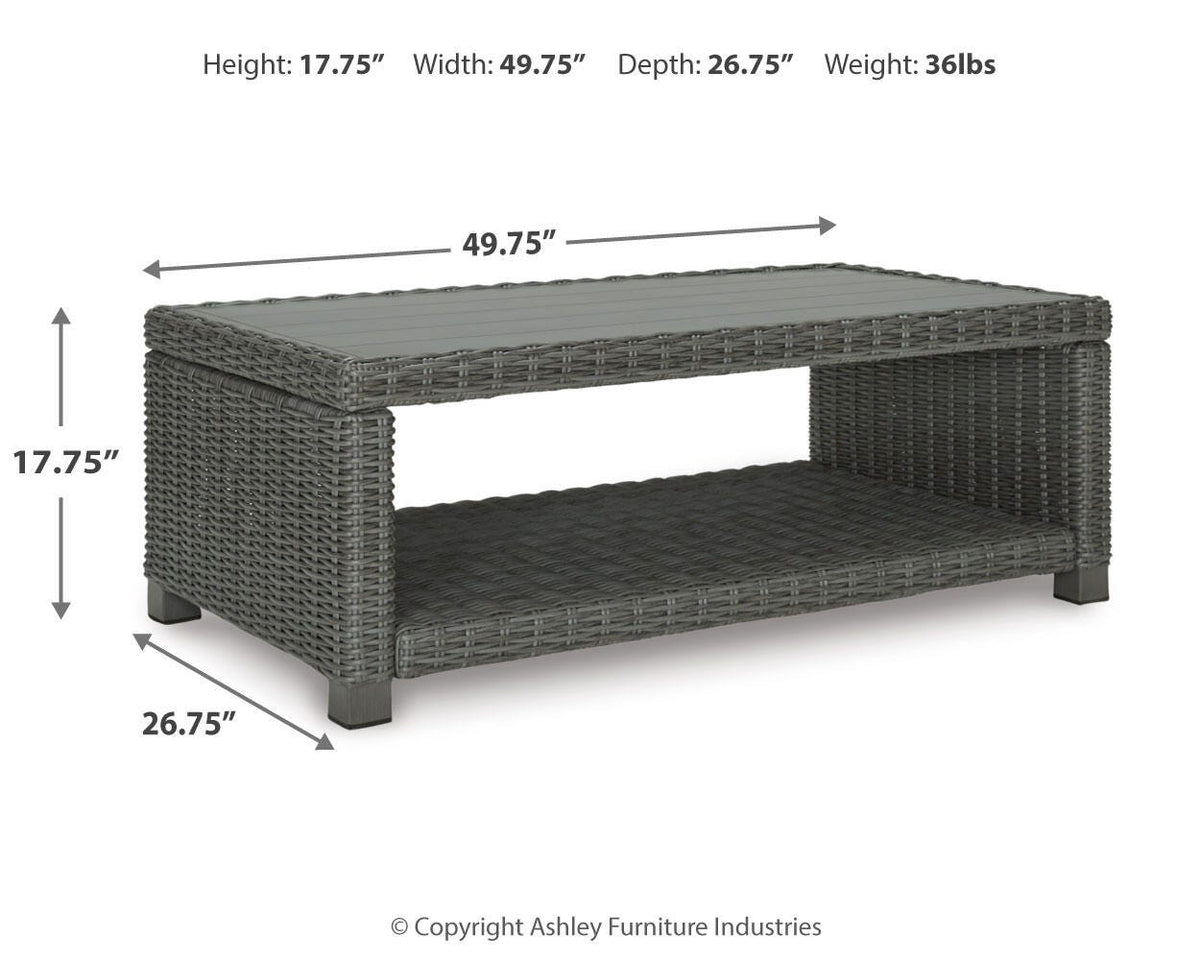 Elite Park Gray Outdoor Coffee Table and End Table - Ornate Home