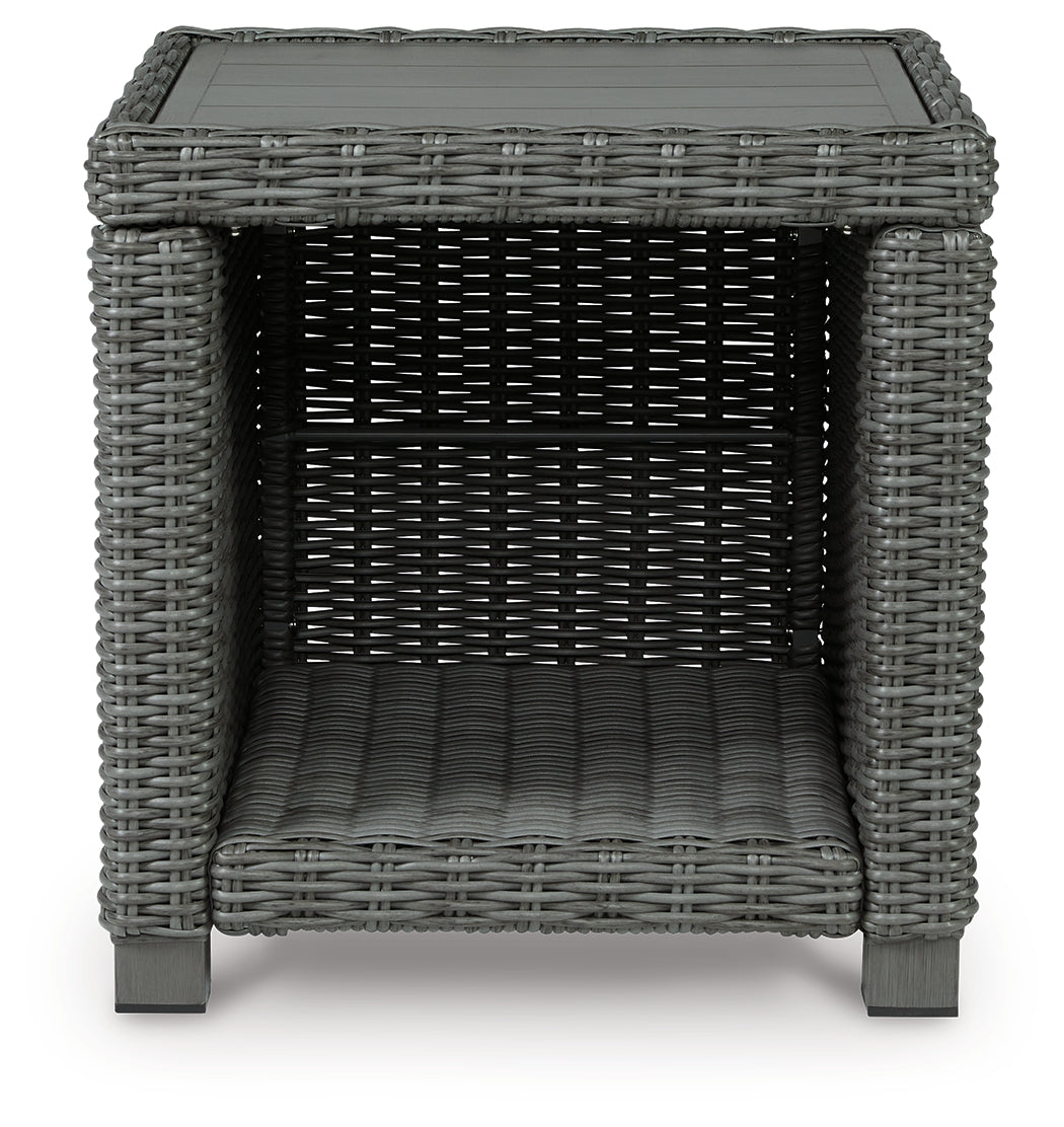 Elite Park Gray Outdoor End Table - Ornate Home