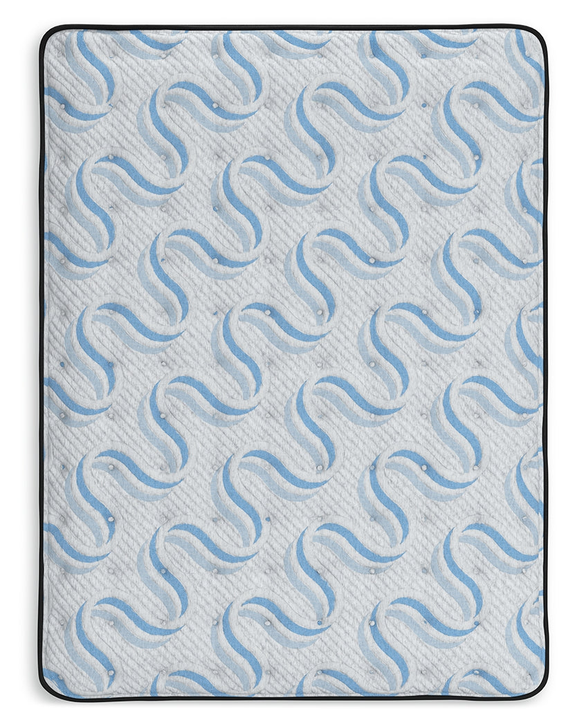 Elite Springs Plush Gray/Blue Twin Mattress - Ornate Home