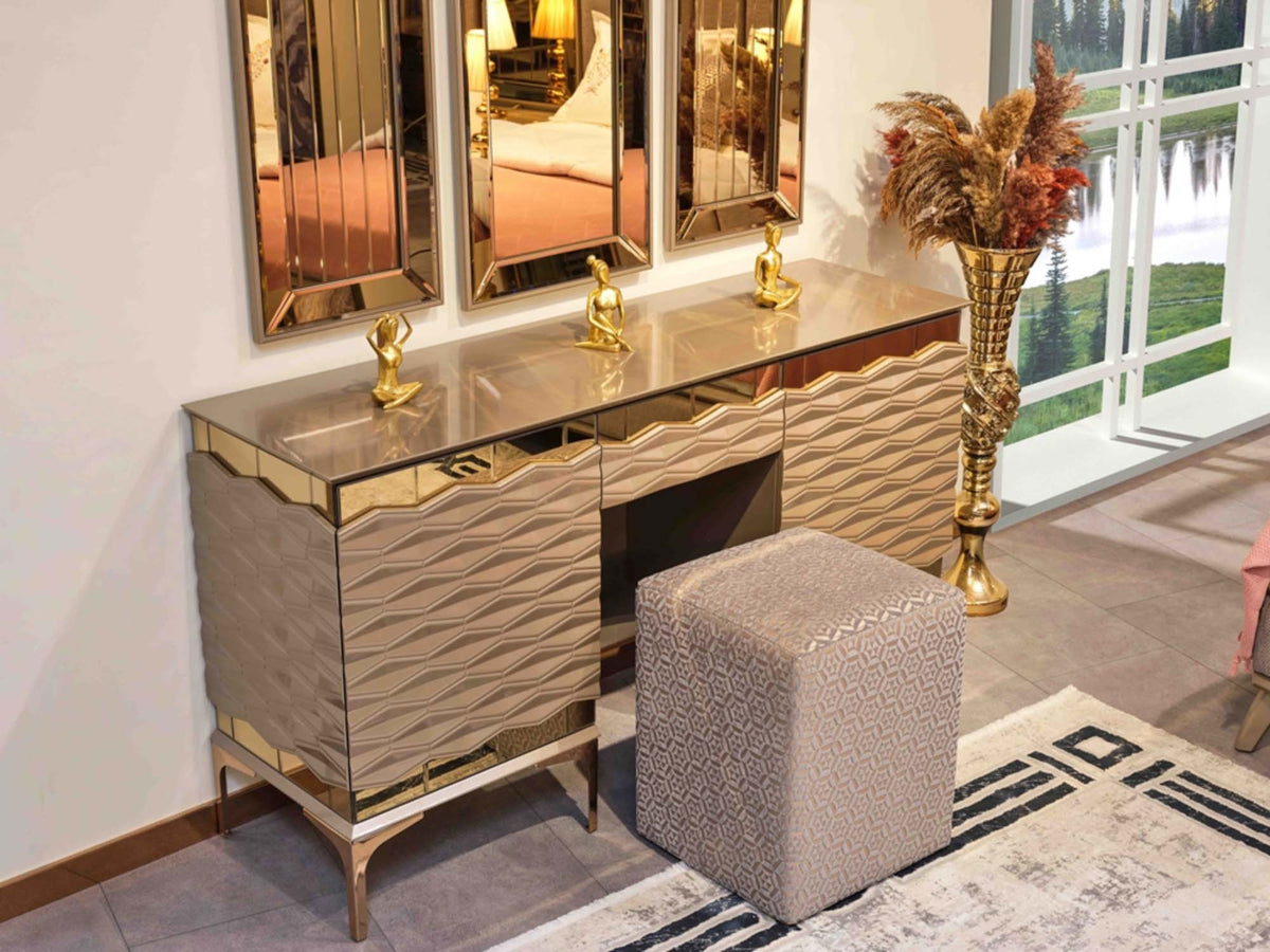 Elite Taupe Bedroom Dresser - Ornate Home