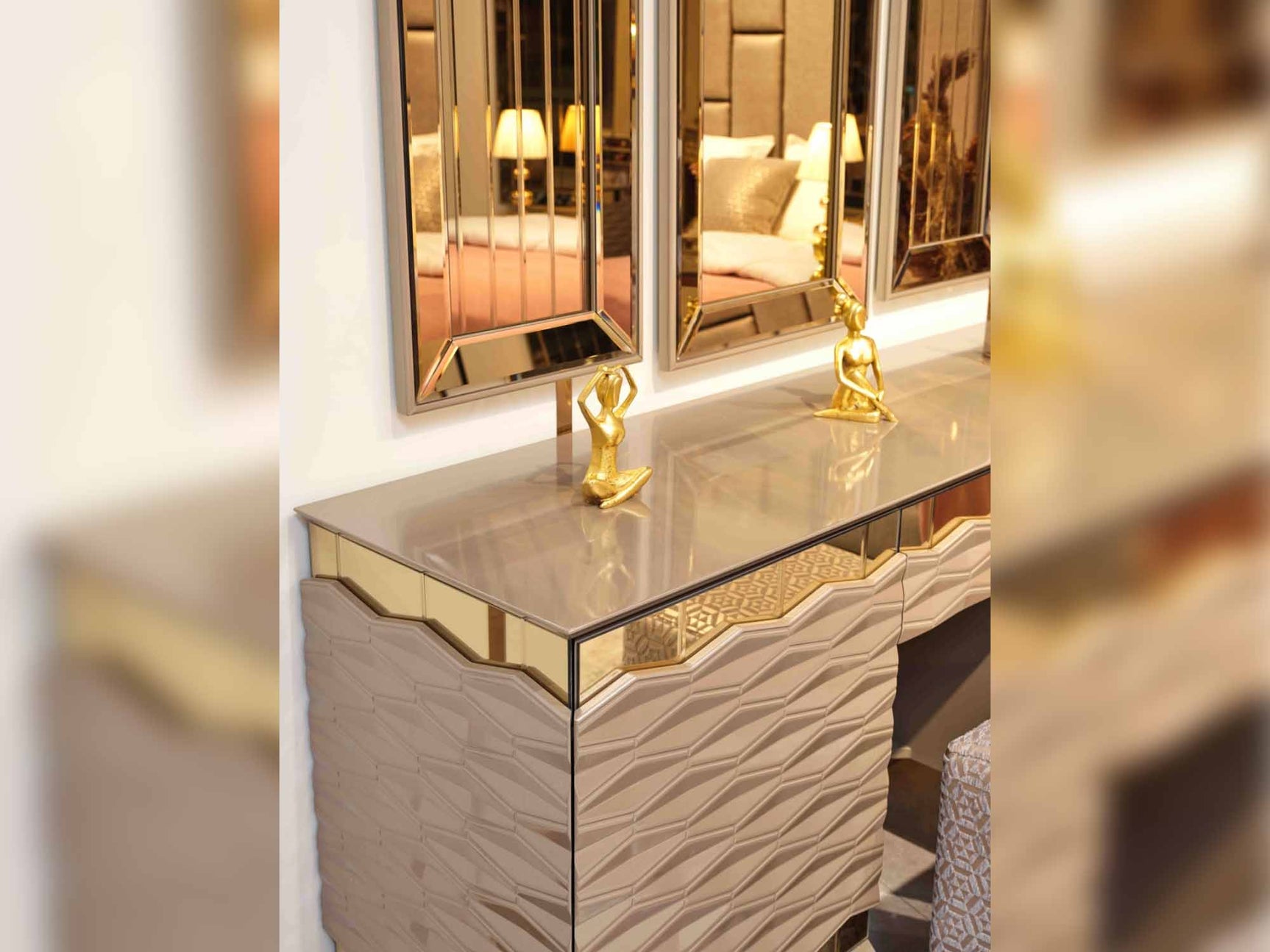 Elite Taupe Bedroom Dresser - Ornate Home