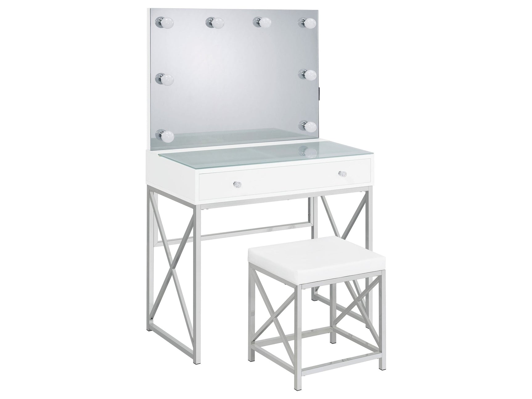 Eliza Mirror Vanity Set - Ornate Home