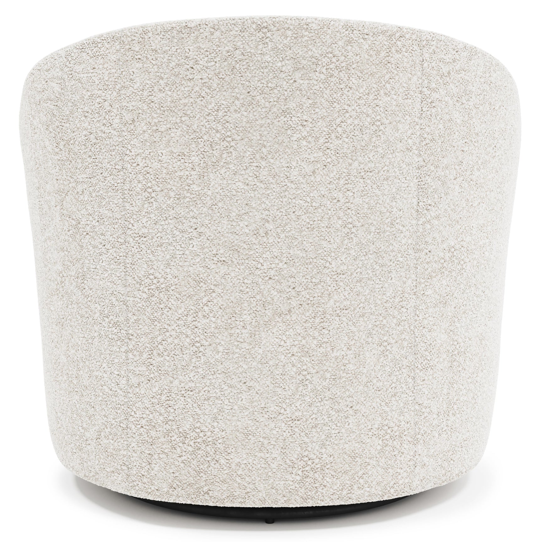 Elizabeth White/Cream Fabric Swivel Chair - Ornate Home