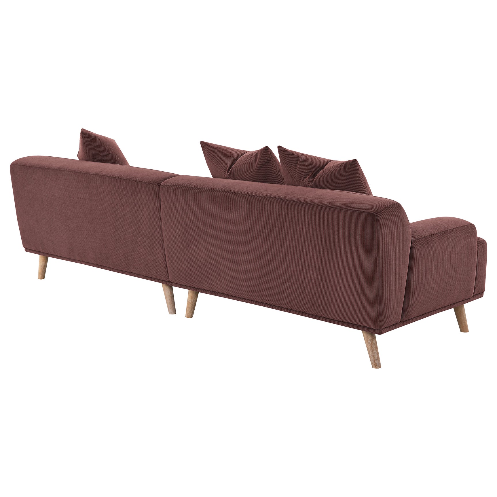 Elizabeth Wine Extra Long Sofa - Ornate Home