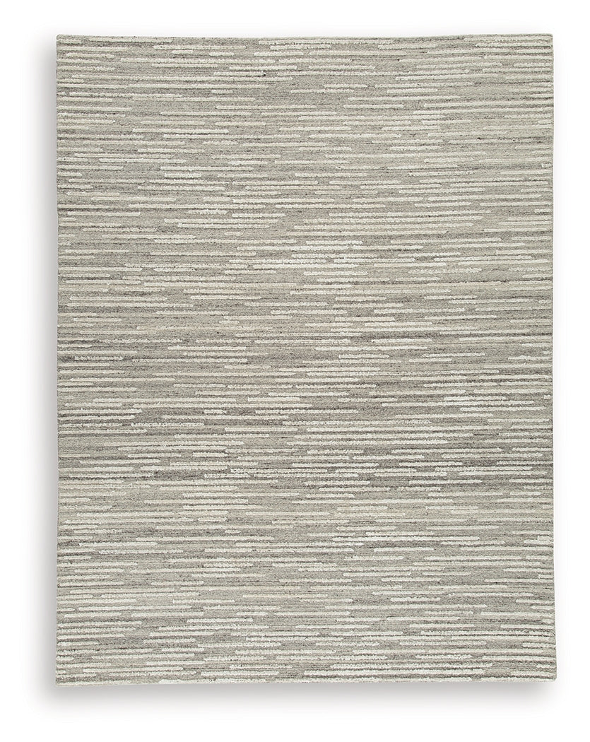 Eljory Gray Large Rug - Ornate Home
