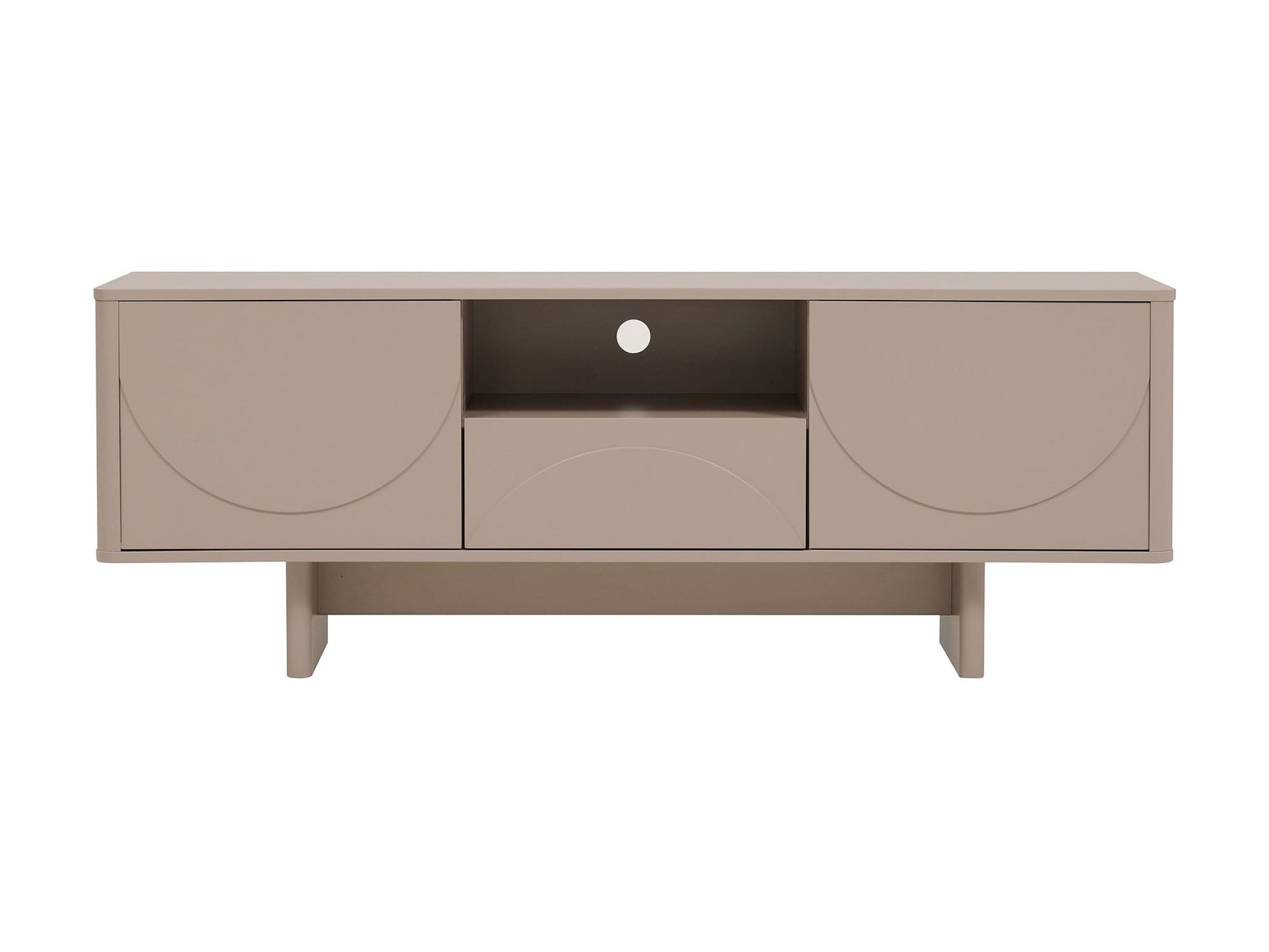 Ella 59" TV Stand in Mocha - Ornate Home