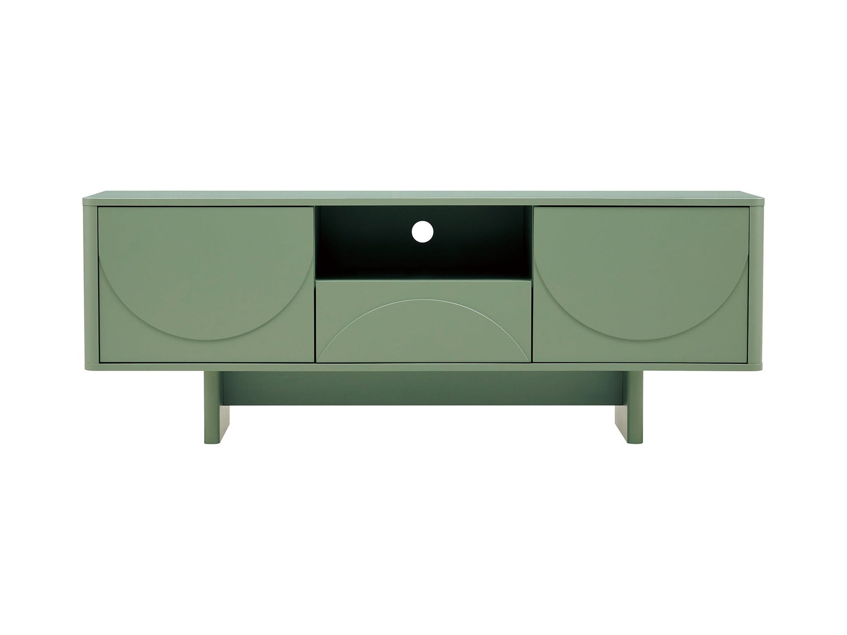 Ella 59" TV Stand in Sage Green - Ornate Home