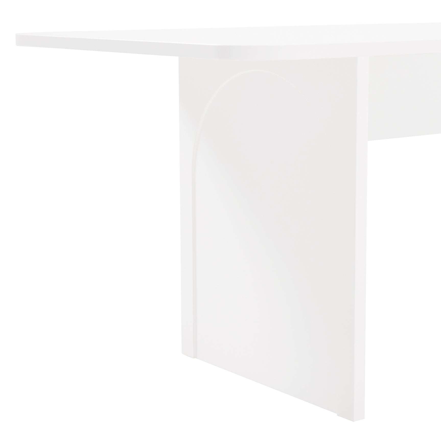 Ella 78.7" Dining Table in White - Ornate Home