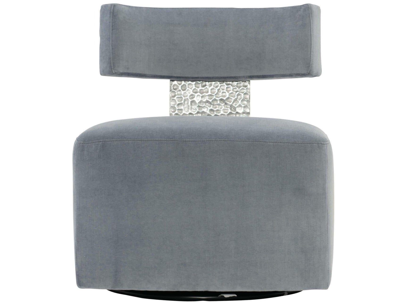Ella Blue Fabric Swivel Chair - Ornate Home